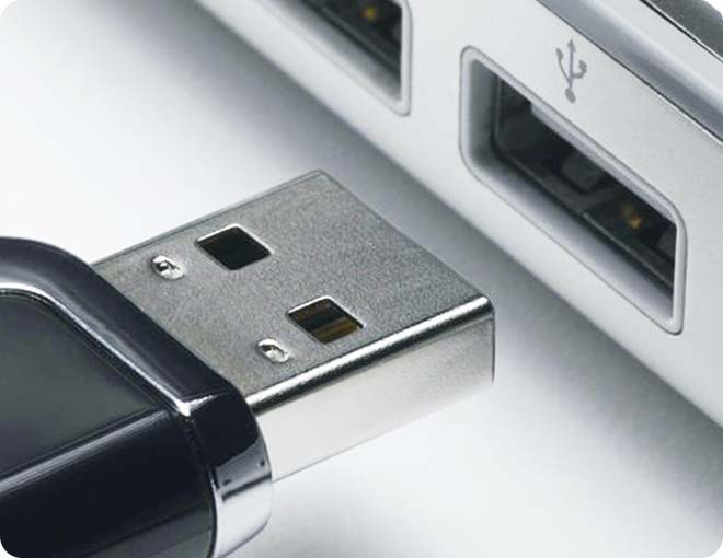 Direct USB Connectivity